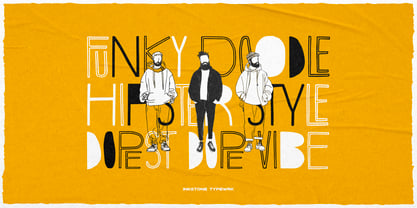 Skinnypop Font Poster 3