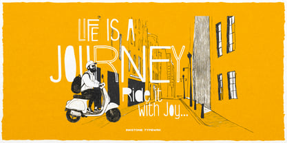 Skinnypop Font Poster 6