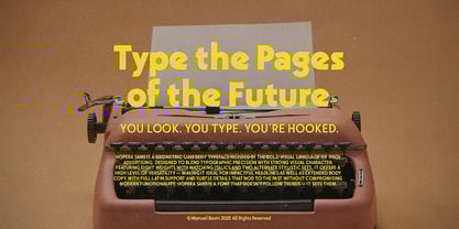Hopera Sans Font Poster 12