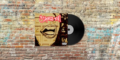 Kasmire Graffiti Font Poster 6