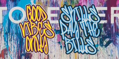 Kasmire Graffiti Font Poster 2