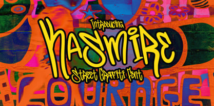 Kasmire Graffiti Font Poster 1