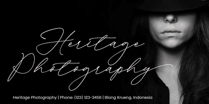Adorable Calligraphy Font Poster 9
