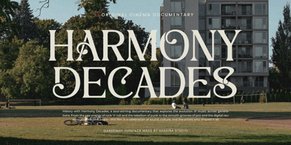 Gardenist Font Poster 2