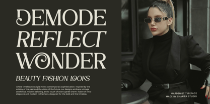 Gardenist Font Poster 4