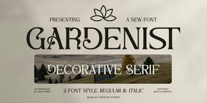 Gardenist Font Poster 1