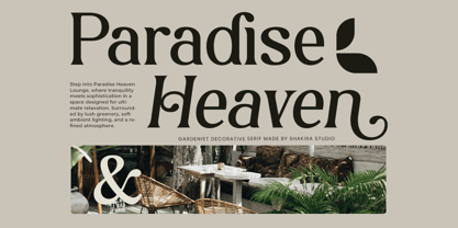 Gardenist Font Poster 3