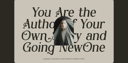 Gardenist Font Poster 6