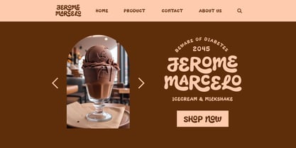 Sophia Melanie Font Poster 4