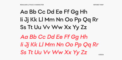 Refoke Font Poster 11