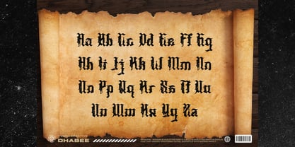 Mifrotha Font Poster 2