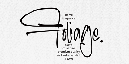 Aerial Perspective Font Poster 5