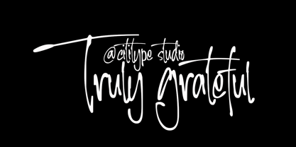 Aerial Perspective Font Poster 15