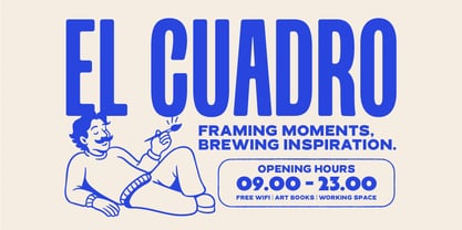 Barcon Font Poster 3