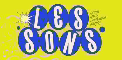 Barcon Font Poster 6