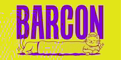 Barcon Font Poster 1