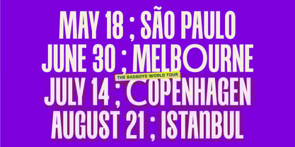 Barcon Font Poster 11