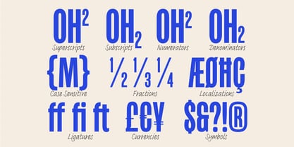 Barcon Font Poster 12