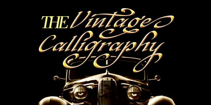 Elegant night Font Poster 4