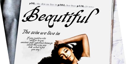 Elegant night Font Poster 2