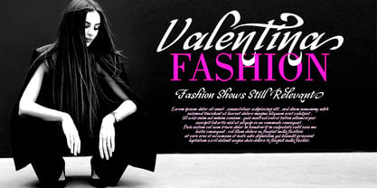 Elegant night Font Poster 3