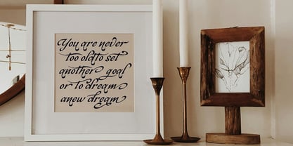 Elegant night Font Poster 9