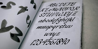 Elegant night Font Poster 8