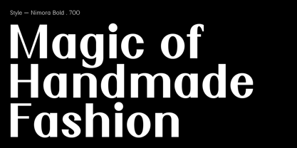 Nimora Font Poster 11