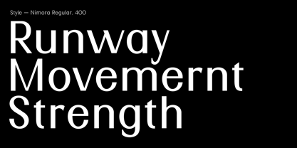 Nimora Font Poster 12