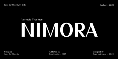 Nimora Font Poster 1