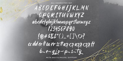 Ayus Font Poster 6