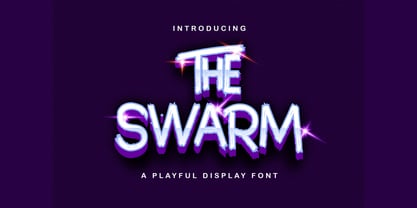 The Swarm Font Poster 1