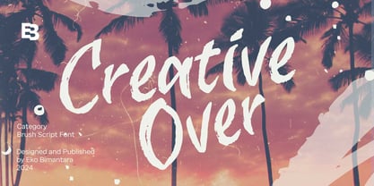 Creative Over Font Poster 1