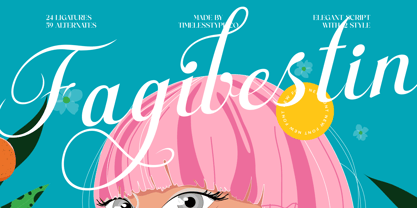 Fagibestin Font Poster 1