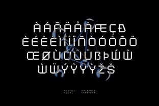 Universa Font Poster 8