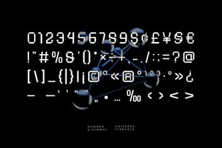 Universa Font Poster 7