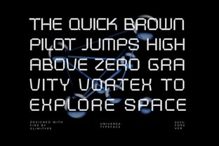 Universa Font Poster 4