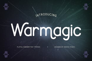 Warmagic Font Poster 1