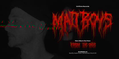 Deathcore Font Poster 6
