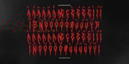 Deathcore Font Poster 11