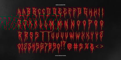 Deathcore Font Poster 10
