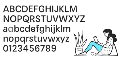 Skinny Fat Font Poster 2