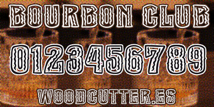 Bourbon Club Font Poster 7