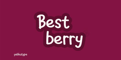 Best Berry Font Poster 1