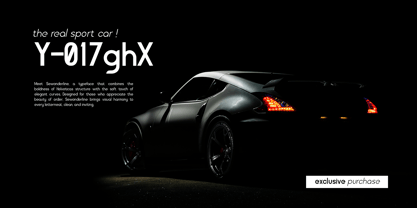 Sewonderline Font Poster 6