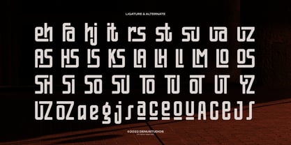 Outsiders Original Font Poster 12