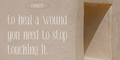 Eugerie Font Poster 4