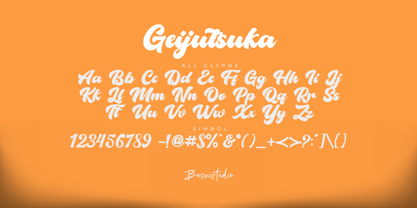 Geijutsuka Font Poster 6