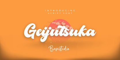 Geijutsuka Font Poster 1