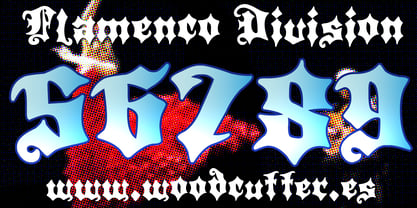 Flamenco Division Font Poster 6